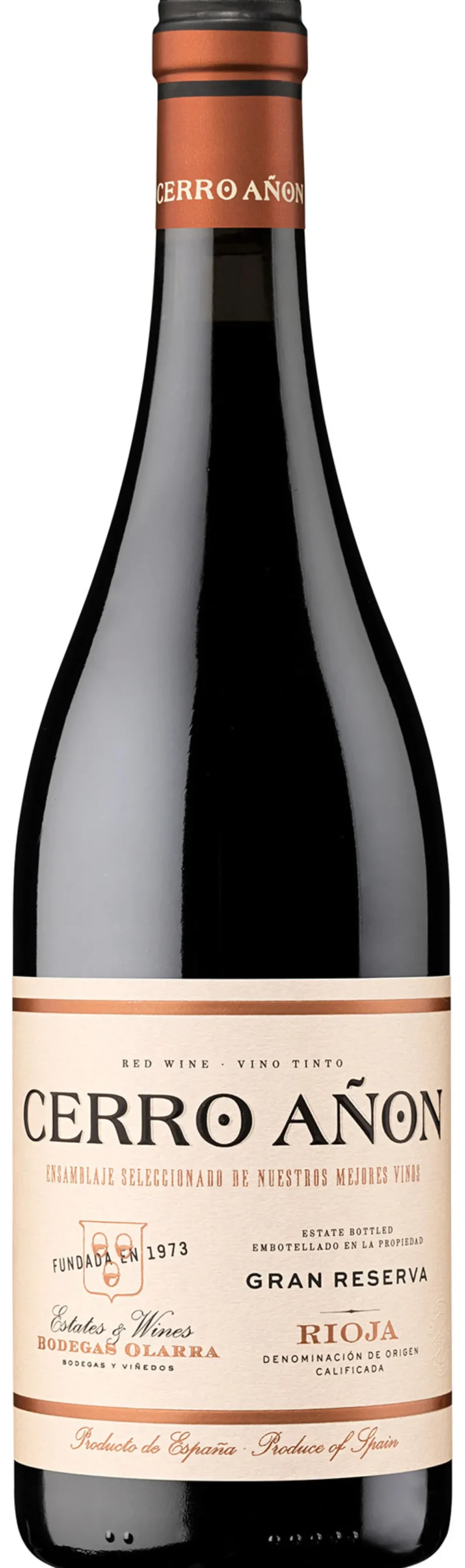 Cerro Añon Gran Reserva 2019, Bodegas Olarra, Rioja, Spanien
