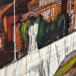 Christo – Ponte St. Angelo, Wrapped – Project for Rome, 1969-2011