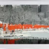 Christo und Jeanne-Claude – The Gates Skyline im Schnee (inklusive Hardcover-Buchband)