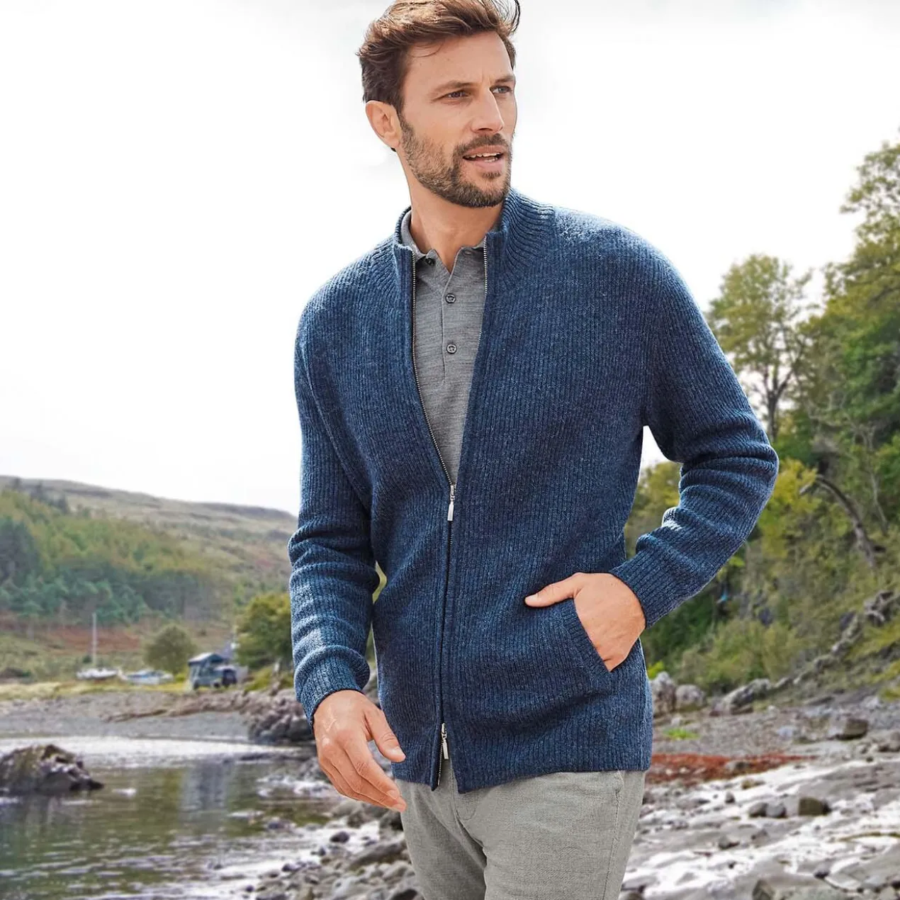 Clark Ross Baby-Alpaka-Strickjacke