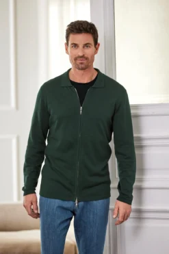 Clark Ross Polo-Cardigan, Herren