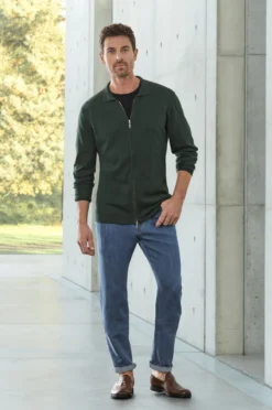 Clark Ross Polo-Cardigan, Herren