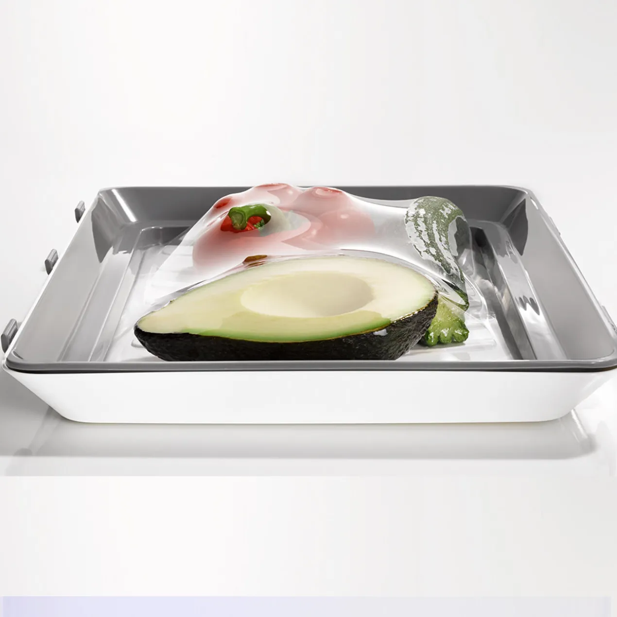 Click & Fresh-Frischhalte-Schale, 2er-Set