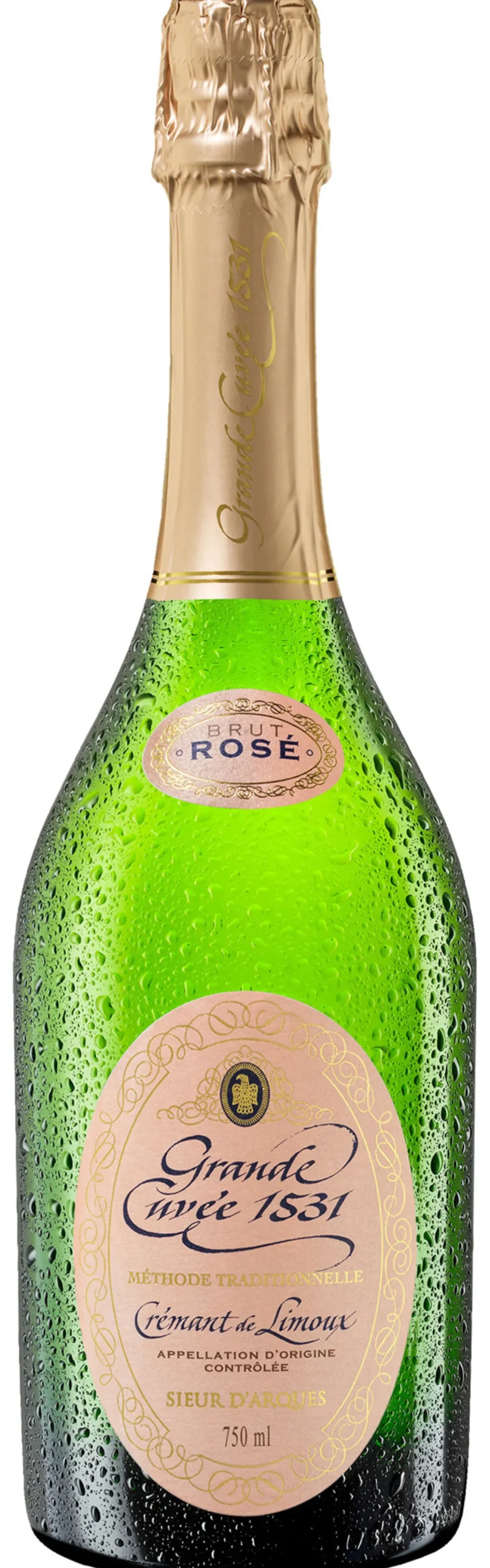 Crémant de Limoux Rosé, AOC Limoux, Sieur d’Arques, Languedoc, Frankreich