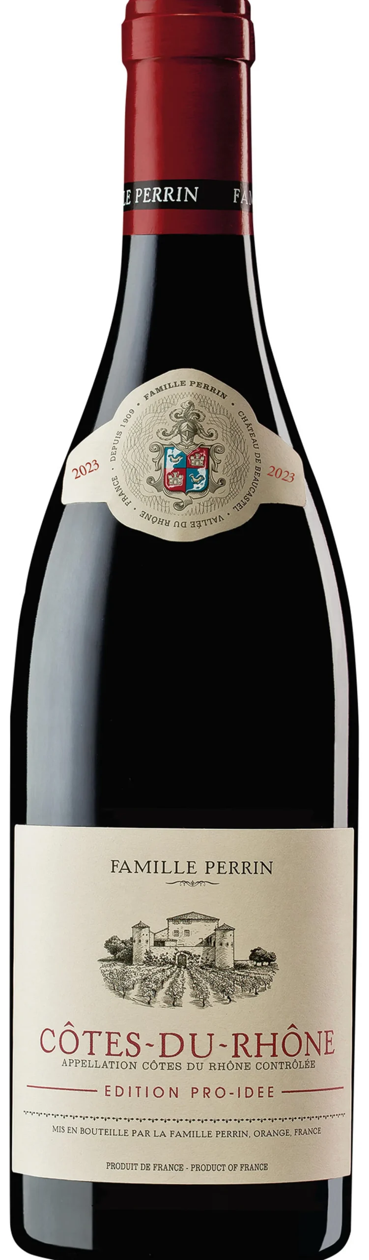 Côtes du Rhône EDITION PRO-IDEE 2023, Perrin, Rhône, Frankreich