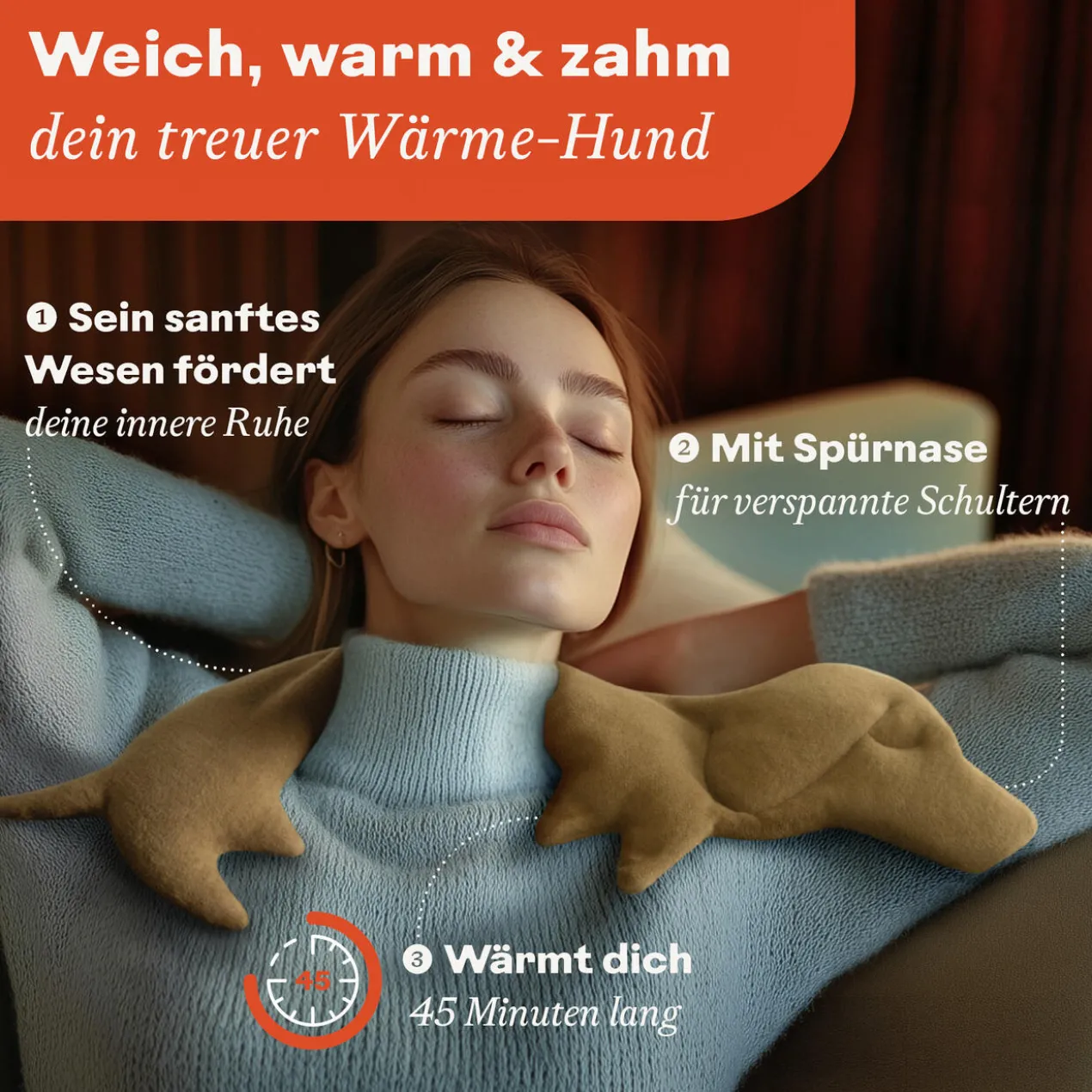 Dackel-Wärmekissen Winston