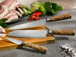 Damastmesser-Grundausstattung, 3er-Set
