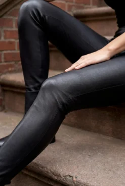 Depeche Stretchleder-Leggings