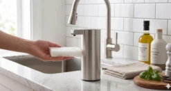 Design-Seifenspender mit Dosierautomatik