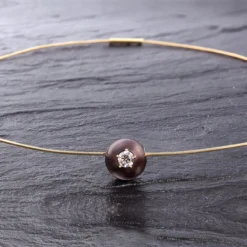 Diamant-Perlen-Collier