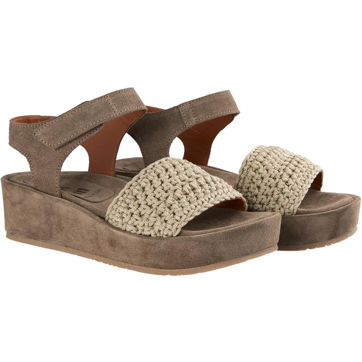 EHM Plateau-Häkel-Sandalen