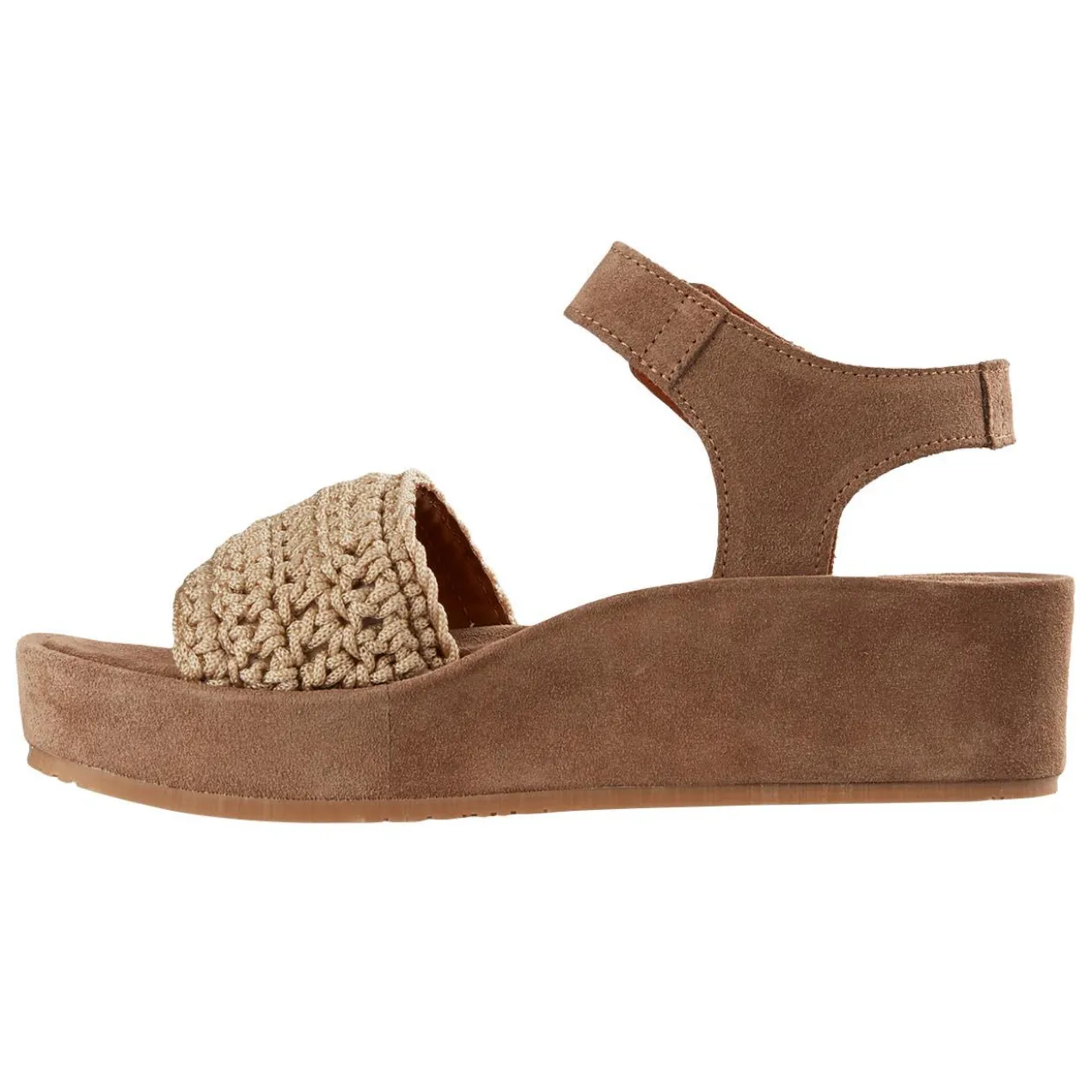 EHM Plateau-Häkel-Sandalen