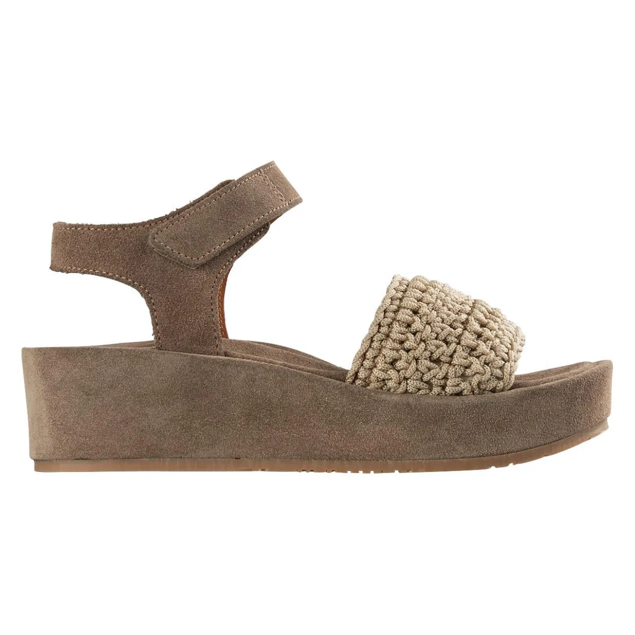 EHM Plateau-Häkel-Sandalen
