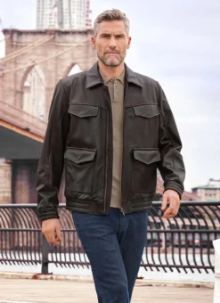 Elchleder-Utility-Jacke