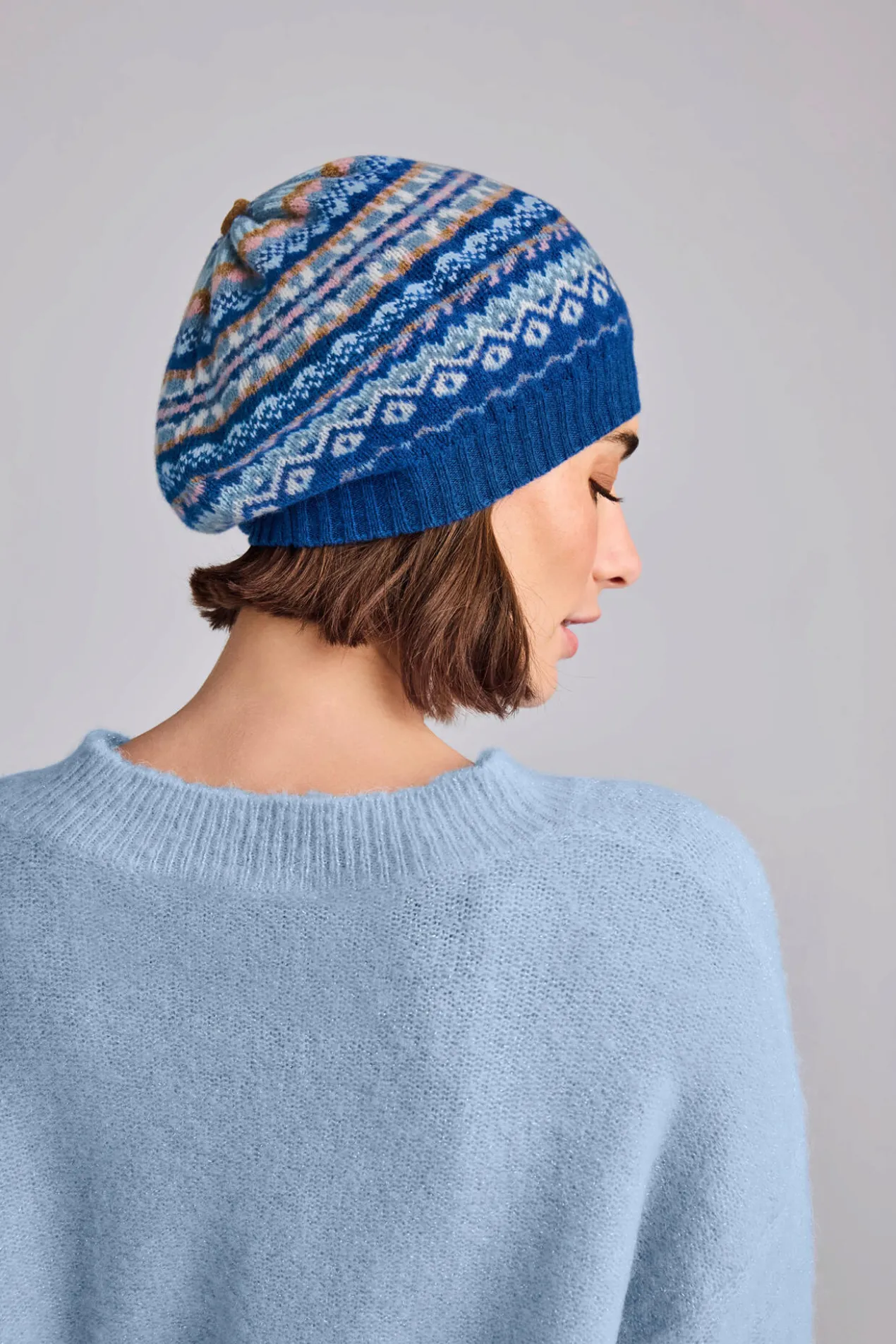 Eribé Fair-Isle-Schottenmütze