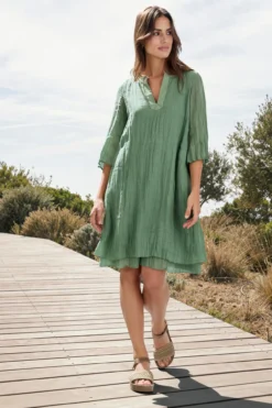 European Culture Layering-Kleid