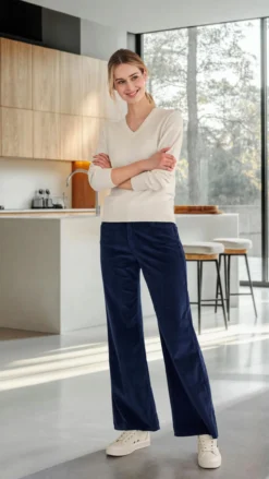 Exit Brooklyn Wide-leg-Cordhose