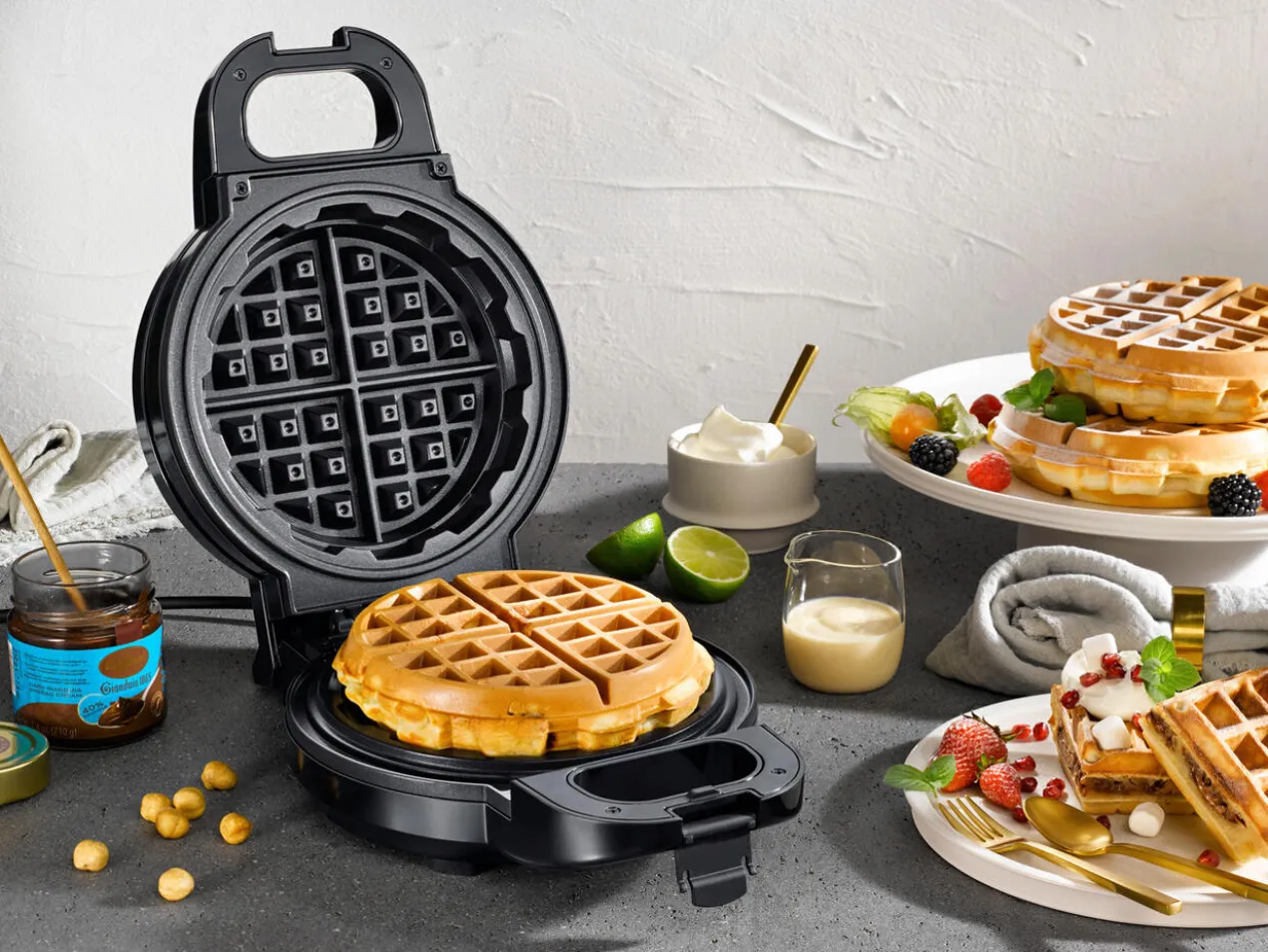 Extra tiefes Waffeleisen