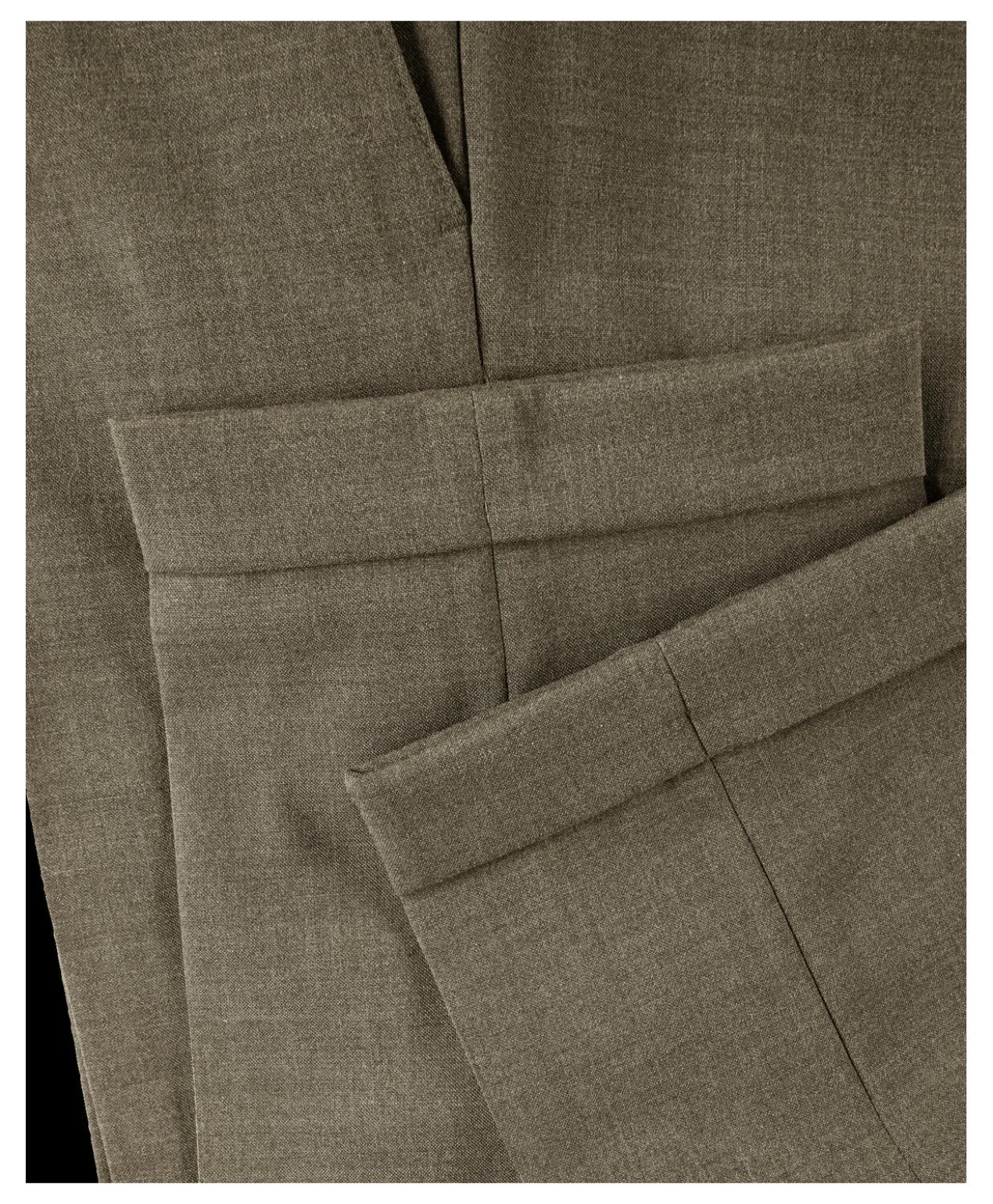 Fashion Charts Bundfalten-Wollhose