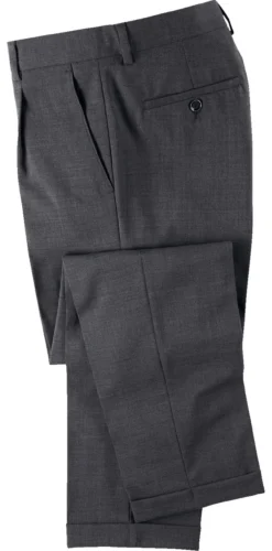 Fashion Charts Bundfalten-Wollhose