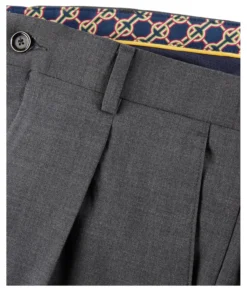 Fashion Charts Bundfalten-Wollhose