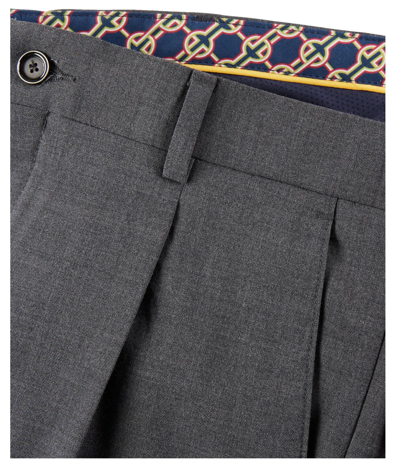 Fashion Charts Bundfalten-Wollhose
