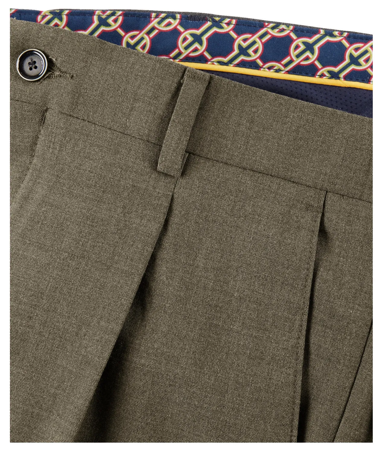 Fashion Charts Bundfalten-Wollhose