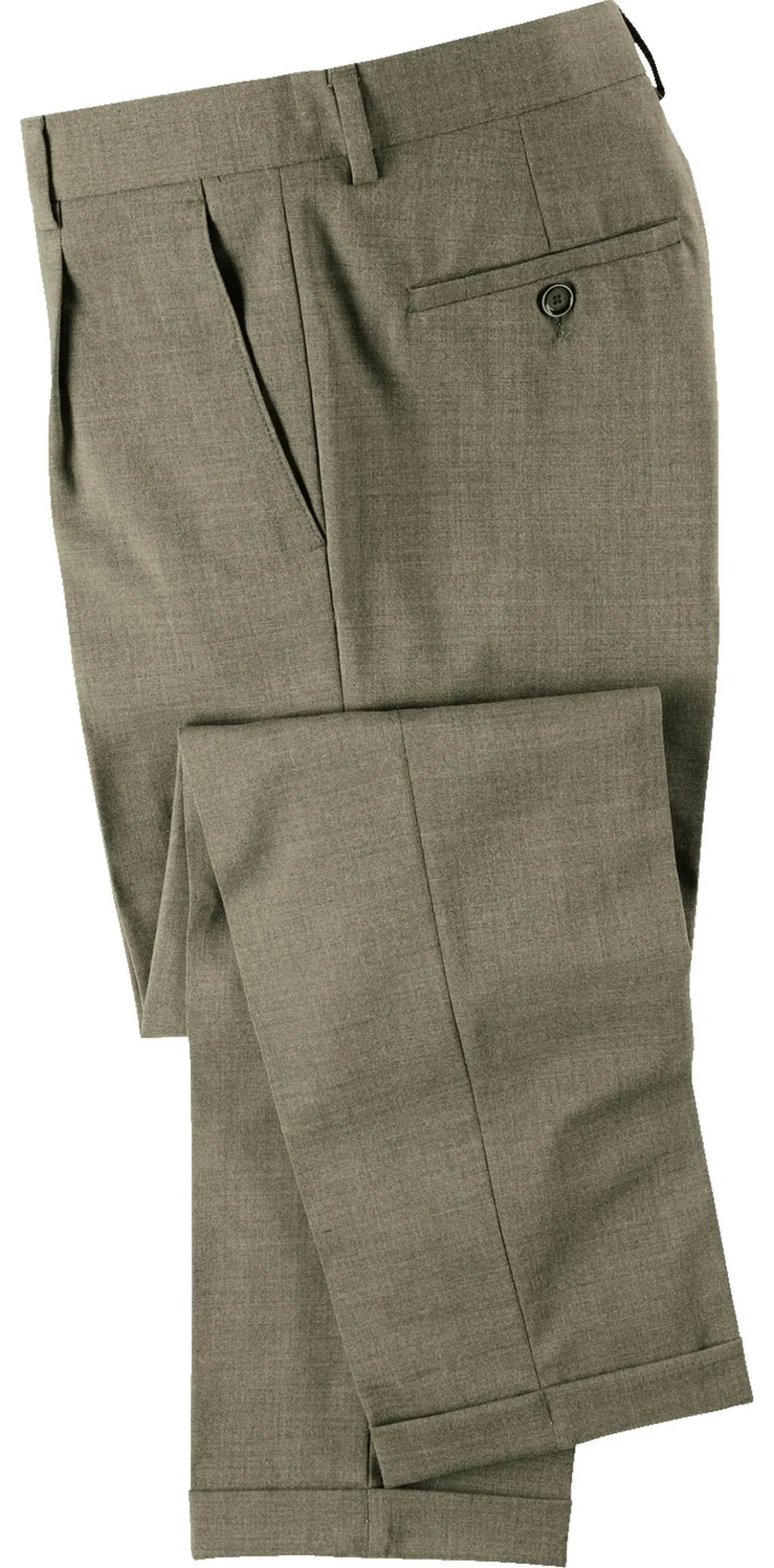 Fashion Charts Bundfalten-Wollhose