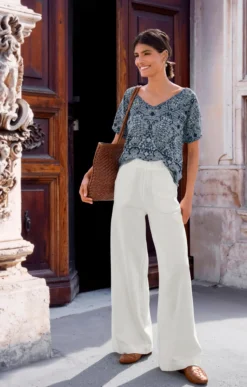 Fashion Charts Ganzjahres-Twillhose
