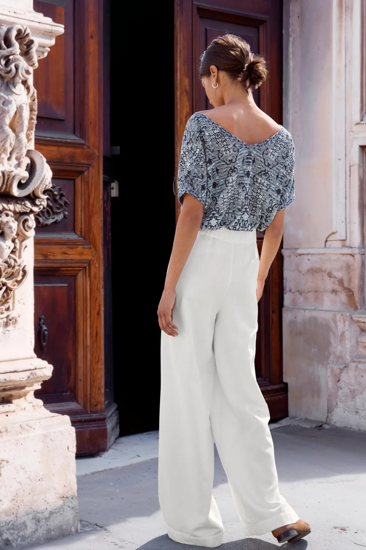 Fashion Charts Ganzjahres-Twillhose