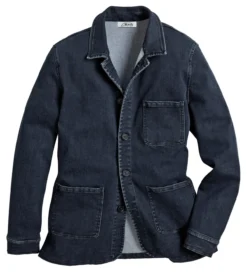 Fashion Charts Kaschmir-­­Denim-­Shacket