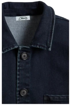 Fashion Charts Kaschmir-­­Denim-­Shacket