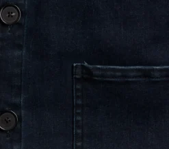 Fashion Charts Kaschmir-­­Denim-­Shacket