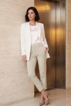 Fashion Charts Leinen-Lyocell-Blazer
