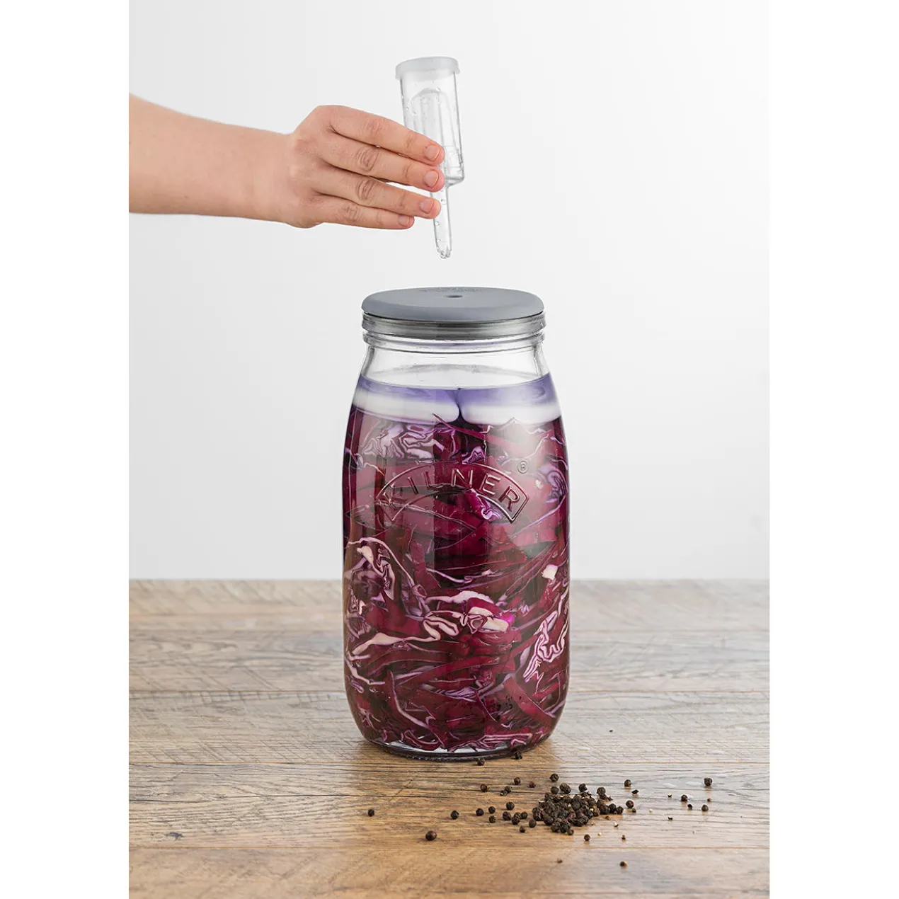 Fermentierglas mit Gärventil