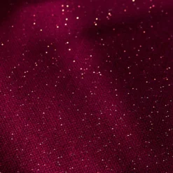 Festliche Tischdecke in Leinenoptik mit Glitzer