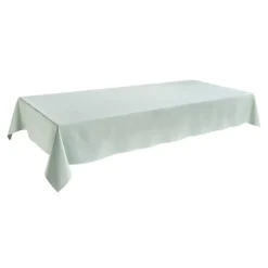 Festliche Tischdecke in Leinenoptik mit Glitzer