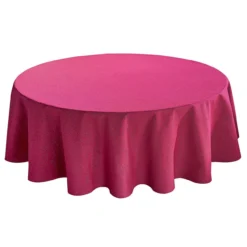 Festliche Tischdecke in Leinenoptik mit Glitzer