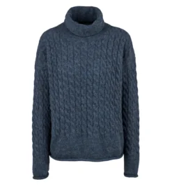 Fisherman Baby-Alpaka-Zopfpullover