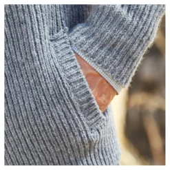 Fisherman Raglan-Strickjacke