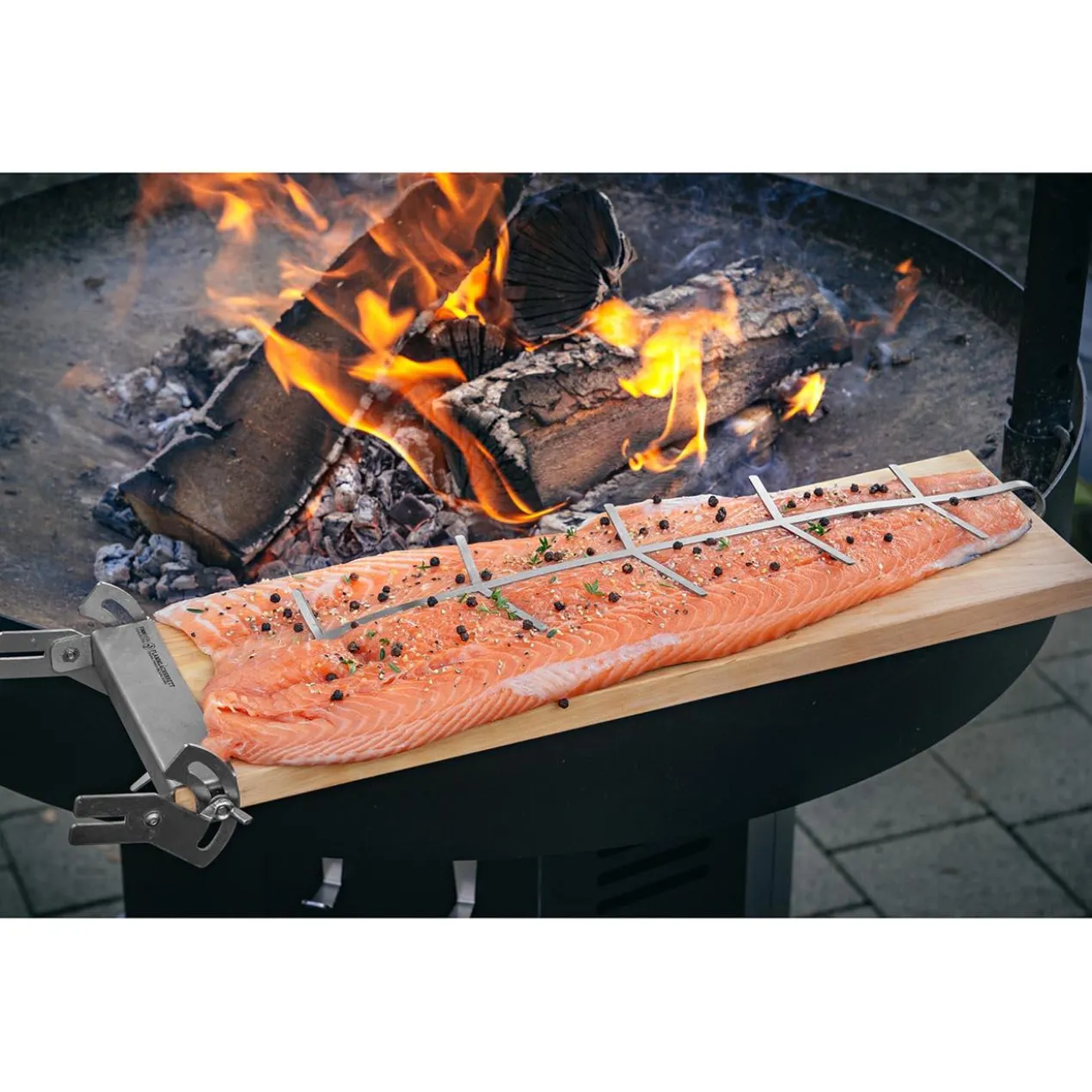 Flammlachs-Set inkl. Ersatzbrett