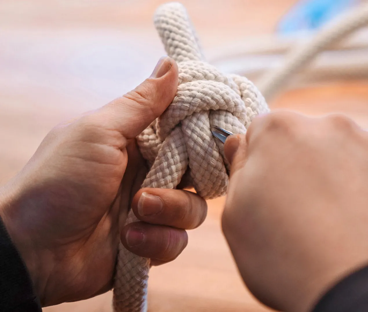 Flexible Knoten-Türkordel