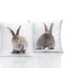 Fotodruck-Wendekissen Hase