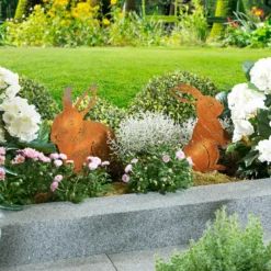 Gartenstecker Hasen, 2er-Set