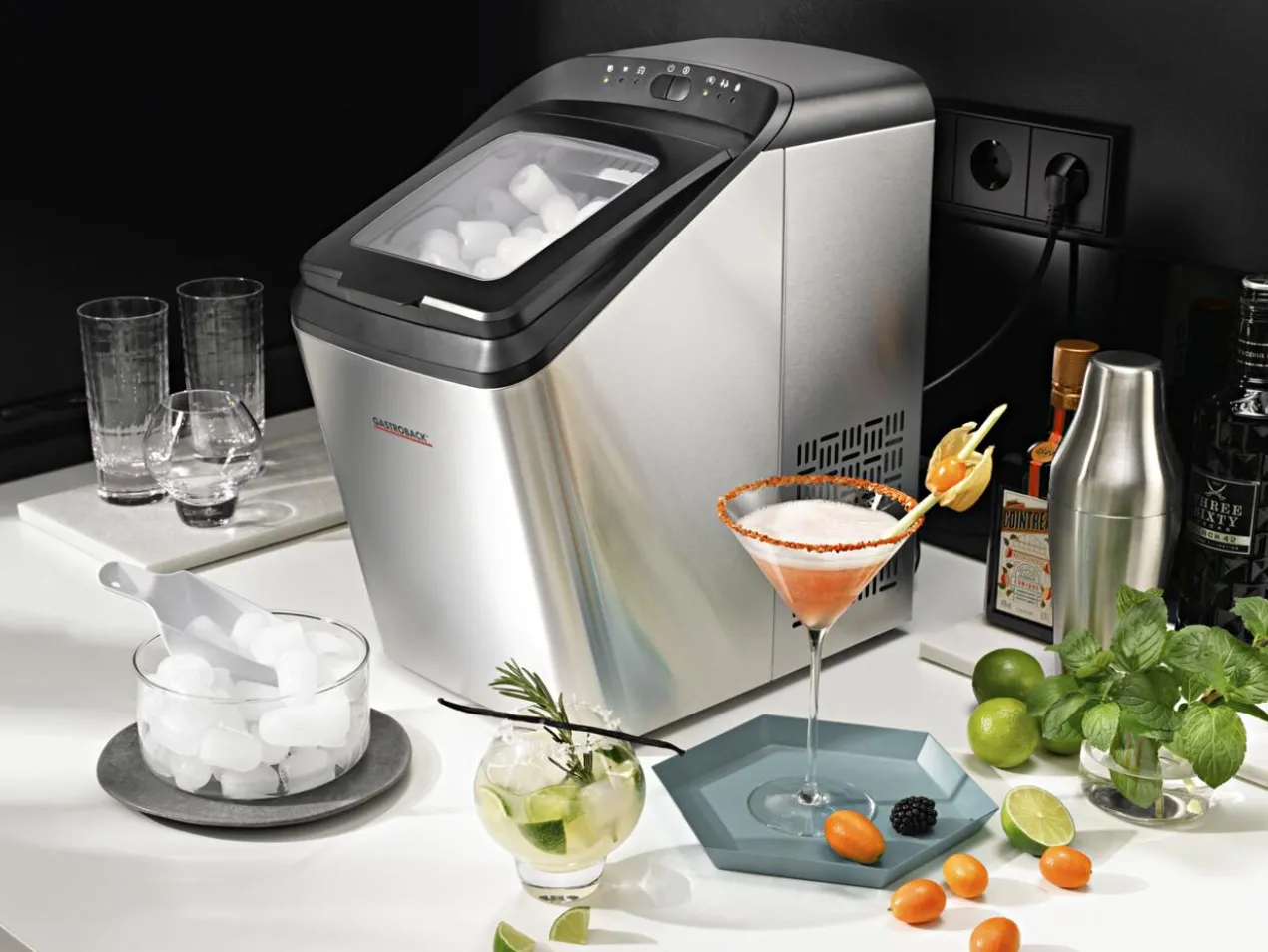 Gastroback Eiswürfelautomat Bartender Pro
