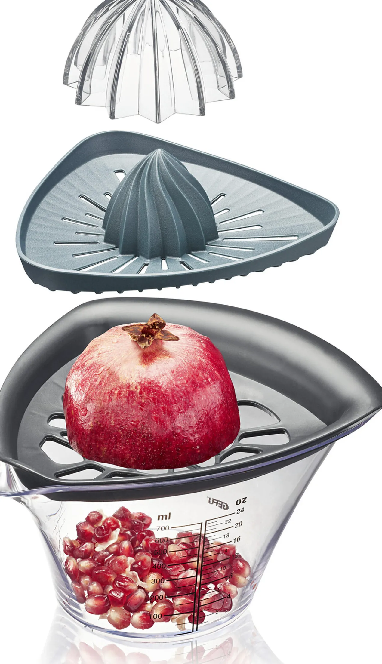Gefu® Granatapfelentkerner und Zitruspresse