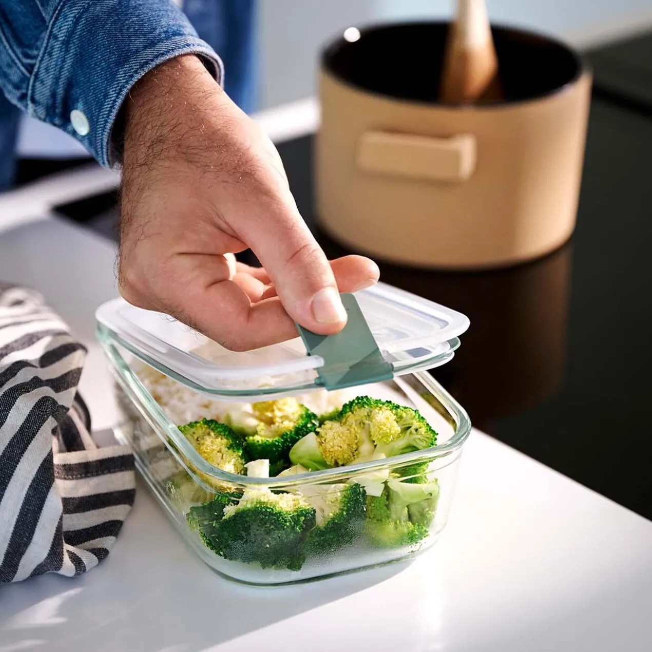 Glas-Frischhalteboxen EasyClip