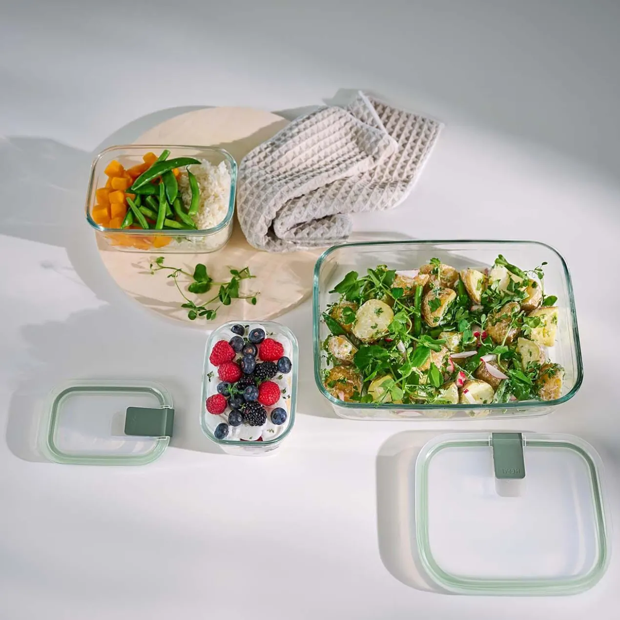 Glas-Frischhalteboxen EasyClip
