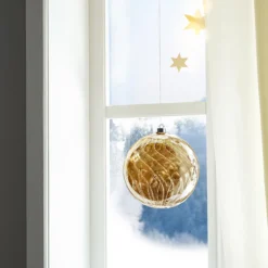 Glaskugel getönt mit Mikro-LEDs
