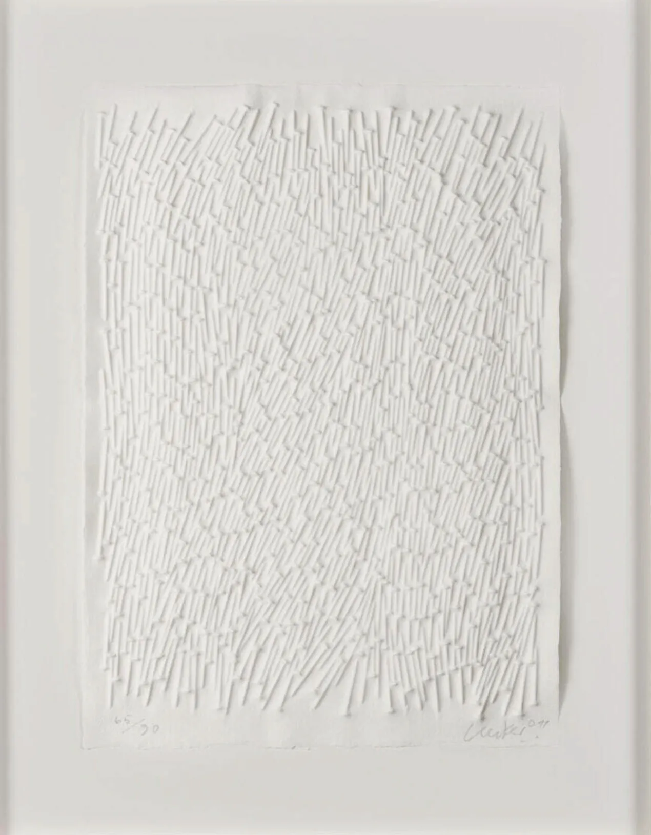 Günther Uecker – Feld, 2011